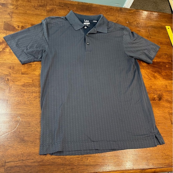 Cutter & Buck navy textured solid polo size medium DryTec Luxe - Picture 1 of 7